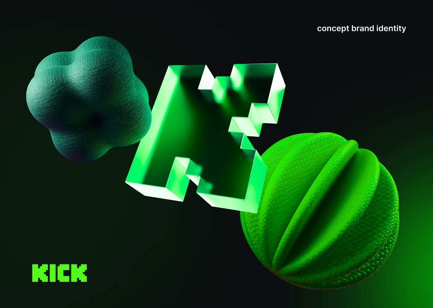 Kick concept identity full presentation